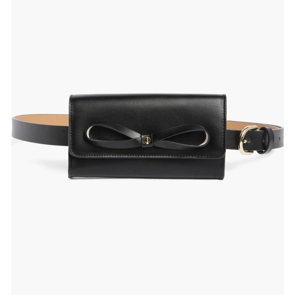 Kate Spade 🌺HOST PICK 🌺  Black Belt Bag with Bow Detail - NWT - Picture 2 of 7